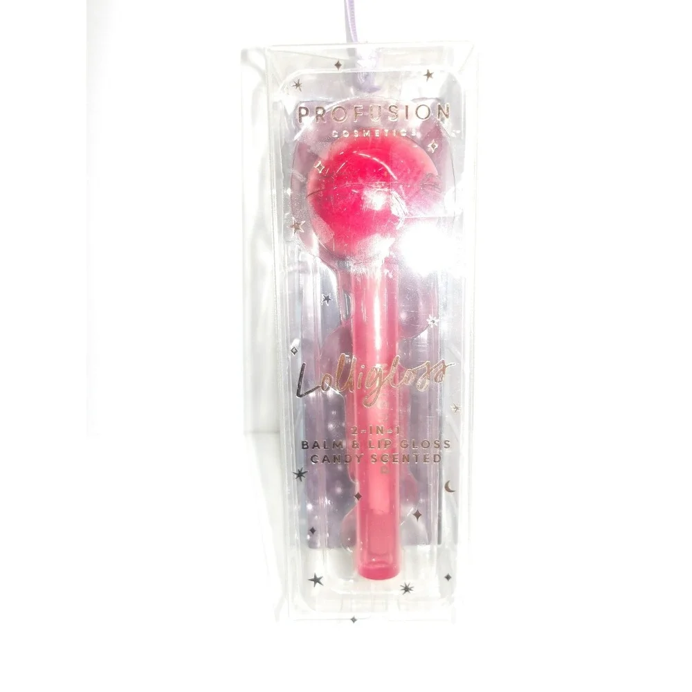 Profusion Cosmetics Lolligloss 2-in-1 Lip Balm & Lip Gloss Duo Red /#26828